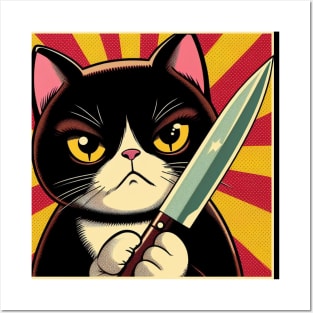 Retro Cat - Serial Killer Posters and Art